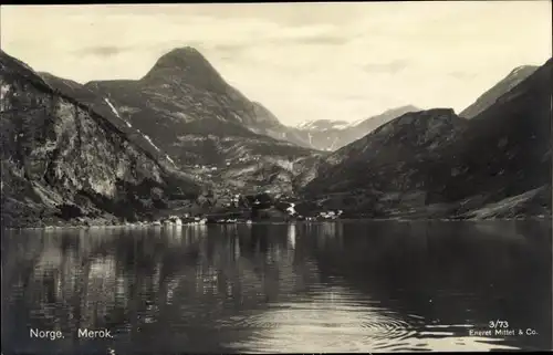 Ak Merok Geiranger Norwegen, Panorama
