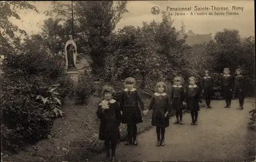 Ak Nimy Hennegau Wallonien, Internat Sainte Thérèse, Garten