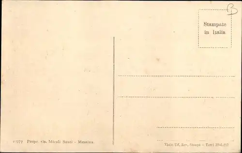 Ak Messina Sizilien, Palazzina Commareri