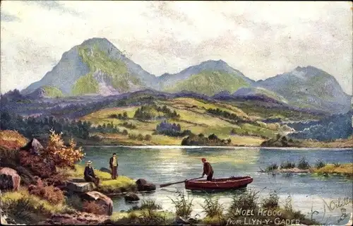 Ak Wales, Moel Hebog aus Llyn y Gader