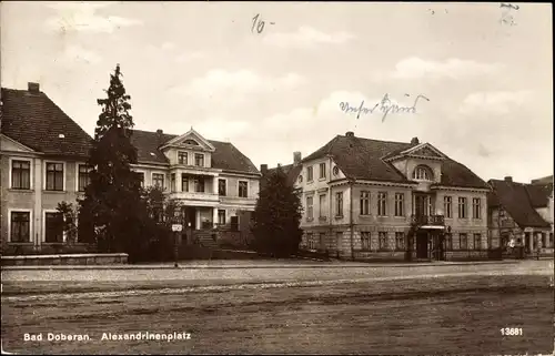 Ak Bad Doberan in Mecklenburg, Alexandrinenplatz