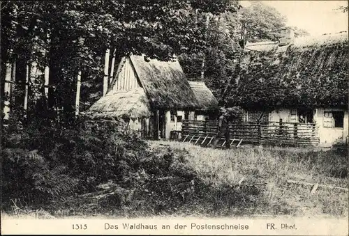 Ak Ostseebad Graal Müritz, Das Waldhaus an der Postenschneise