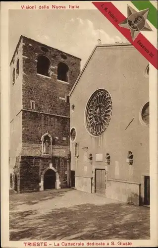 Ak Triest Trieste Friuli Venezia Giulia, Cattedrale S. Giusto