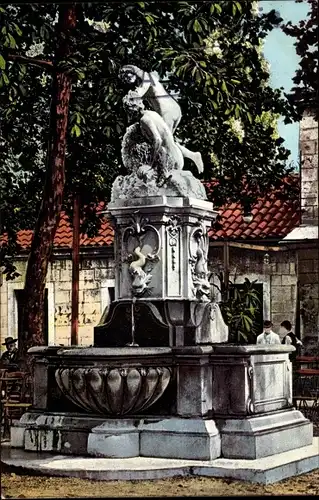 Ak Dubrovnik Kroatien, Amerling Fountain