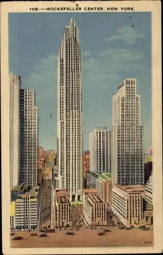 Ak New York City USA, Rockefeller Center