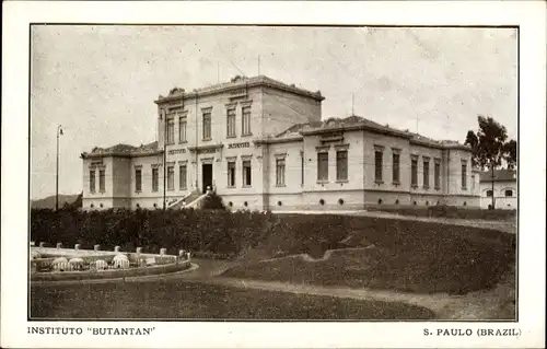 Ak São Paulo Brasilien, Butantan-Institut