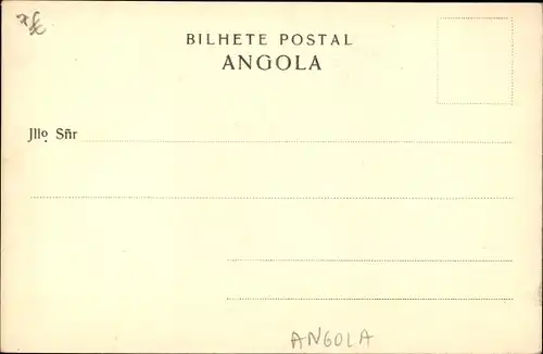 Ak Luanda Angola, Rua da Alfandega