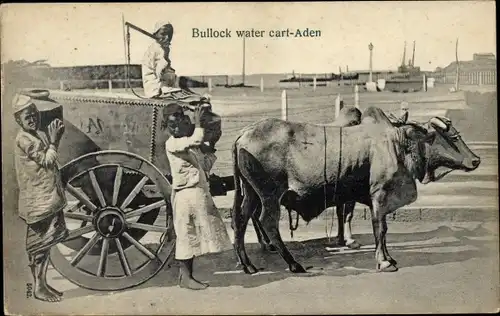 Ak Aden Jemen, Bullock-Wasserwagen