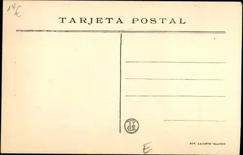 Ak Madrid Spanien, Liebespaar in spanischer Tracht