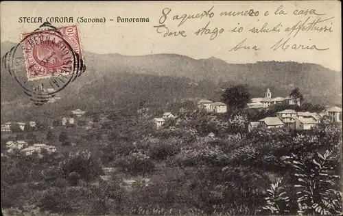 Ak Stella Corona Savona Liguria, Panorama