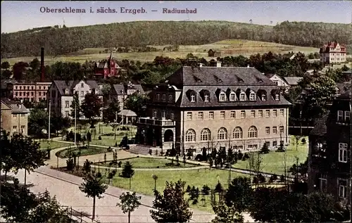 Ak Oberschlema Bad Schlema im Erzgebirge, Radiumbad