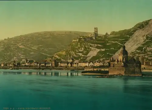 Foto Caub Kaub am Rhein, Burg Pfalzgrafenstein, Pfalz