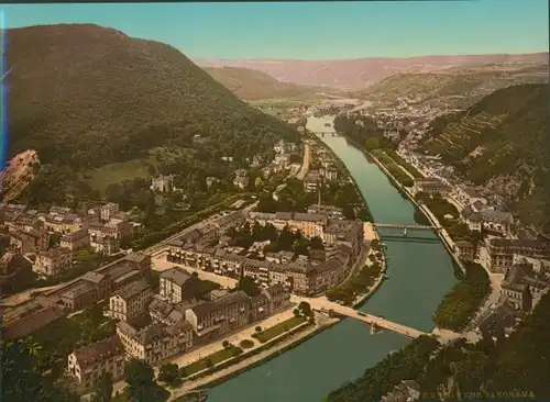 Foto Bad Ems an der Lahn, Blick auf den Ort