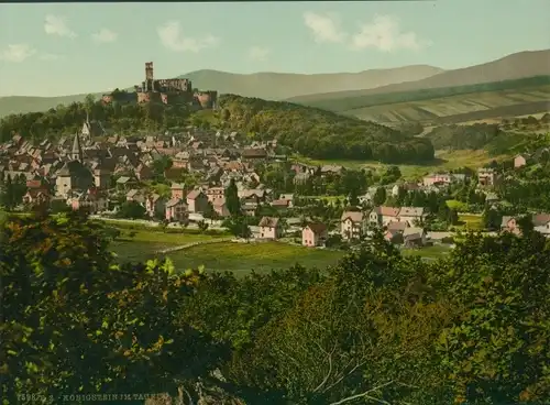 Foto Königstein im Taunus Hessen, Totalansicht