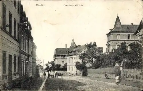 Ak Colditz in Sachsen, Dresdener Straße