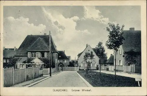 Ak Glauchau in Sachsen, Grüner Winkel