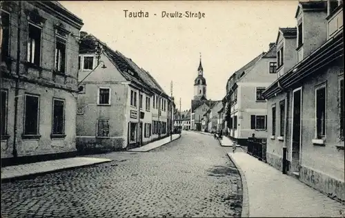 Ak Taucha in Nordsachsen, Dewitzstraße