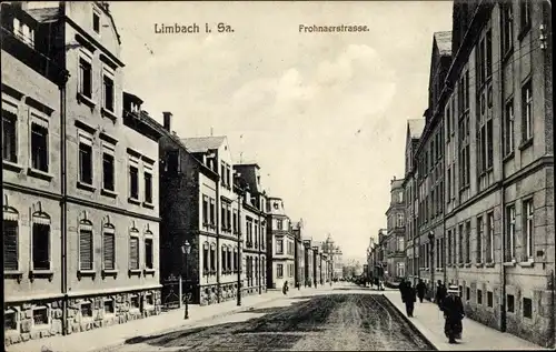 Ak Limbach Oberfrohna Sachsen, Frohnauer Straße