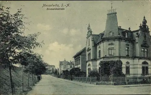 Ak Meuselwitz in Thüringen, Bismarckstraße