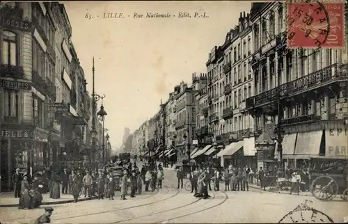 Ak Lille Nord, Rue Nationale
