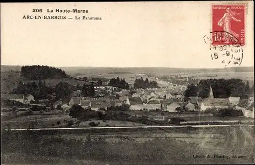 Ak Arc en Barrois Haute Marne, Le Panorama