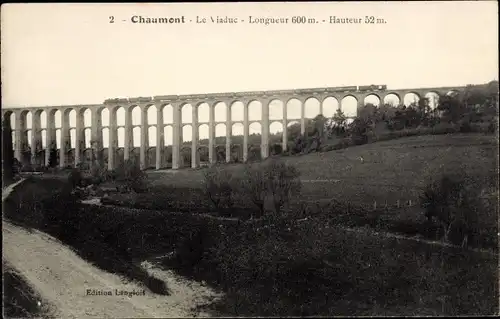 Ak Chaumont Haute-Marne, Le Viaduc