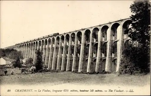 Ak Chaumont Haute-Marne, Le Viaduc