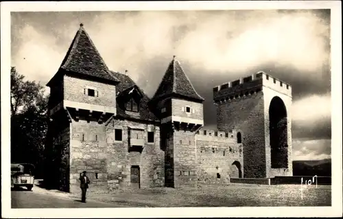 Ak Cahors Lot, The Barbican XV, Turm des Gehenkten