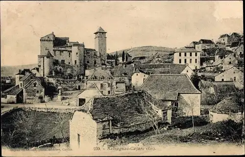 Ak Cajarc Lot, Salvagnac, Gesamtansicht