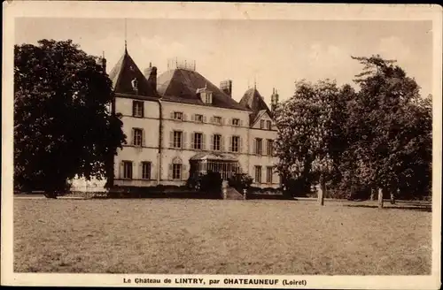 Ak Lintry Loiret, Le Chateau