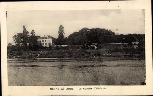 Ak Meung sur Loire Loiret, La Mouche