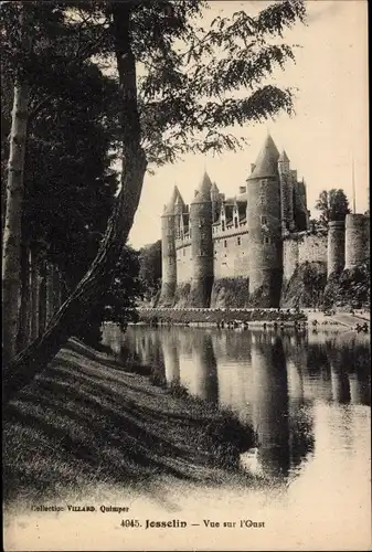 Ak Josselin Morbihan, Blick auf den Oust