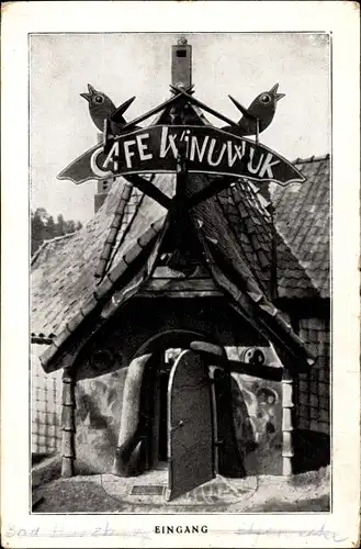 Ak Bad Harzburg in Niedersachsen, Café Winuwuk, Haupteingang