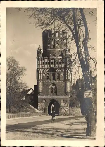 Ak Stendal in der Altmark, Ünglinger Tor, Außenseite