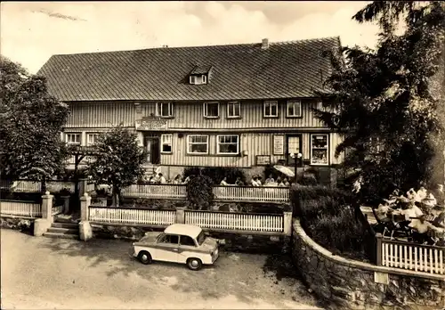 Ak Trautenstein Oberharz am Brocken, Konsum-Gaststätte Bergeshöh