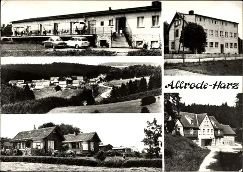 Ak Allrode Thale im Harz, Hermann Duncker Heim, Sanatorium, Siedlung, Luppbode Mühle