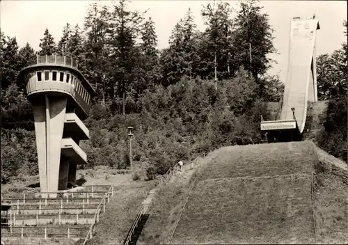 Ak Klingenthal im Vogtland Sachsen, Große Aschbergschanze