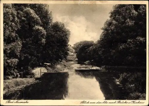 Ak Bad Neuenahr Ahrweiler in Rheinland Pfalz, Ahr, Brücke, Kurhaus