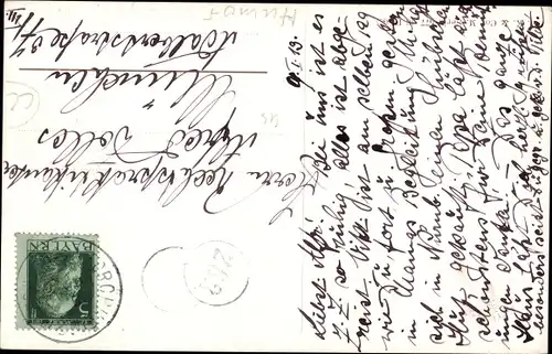 Künstler Ak Schick, Lachender Mann mit Zylinder