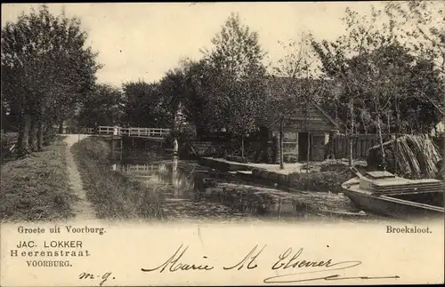 Ak Voorburg Südholland, Broeksloot