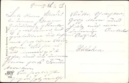 Künstler Ak Panzer, P., Sommerferien, Mädchen auf einer Bank