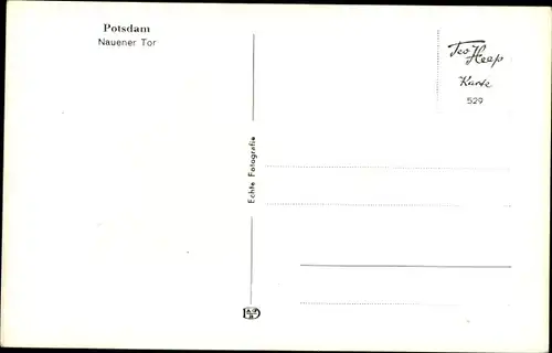 Ak Potsdam, Nauener Tor