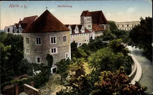 Ak Halle an der Saale, Moritzburg