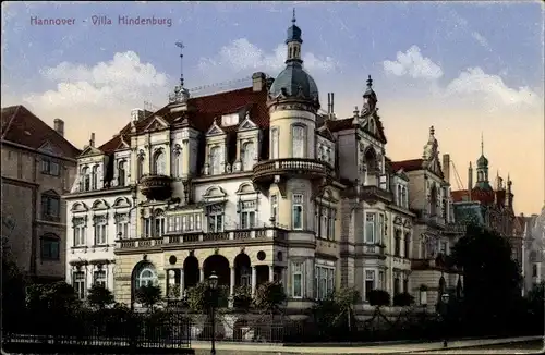 Ak Hannover in Niedersachsen, Villa Hindenburg