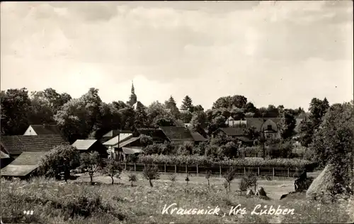 Ak Krausnick Groß Wasserburg im Spreewald, Teilansicht