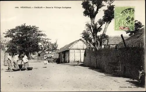 Ak Dakar Senegal, Im indigenen Dorf, Dorfansicht
