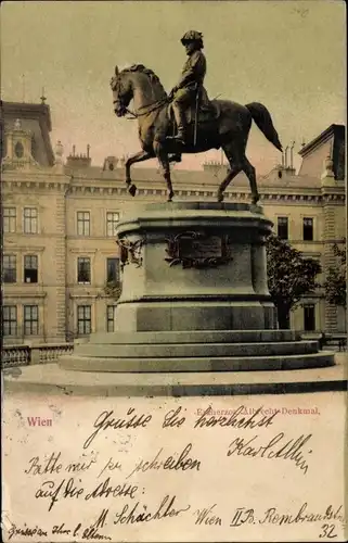 Ak Wien 1 Innere Stadt, Erzherzog-Albrecht-Denkmal