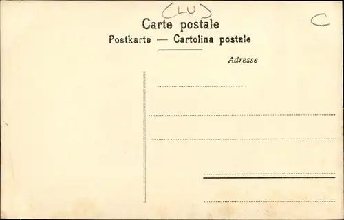 Ak Kanton Luzern Schweiz, Pilatusbahn, Eselwand