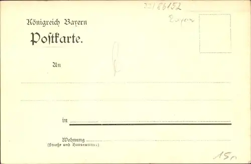 Ak Augsburg in Schwaben, Ludwigstraße D 210