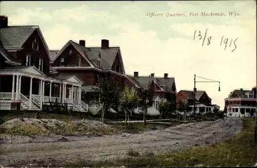 Ak Sheridan Wyoming USA, Offiziersquartiere, Fort McKenzie